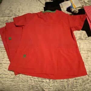 Carhart pink scrubs set